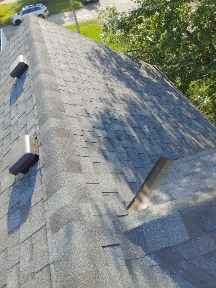 High-end luxury residential roofing project by Peakline Roofing & Exteriors featuring premium materials in upscale Calgary neighborhood